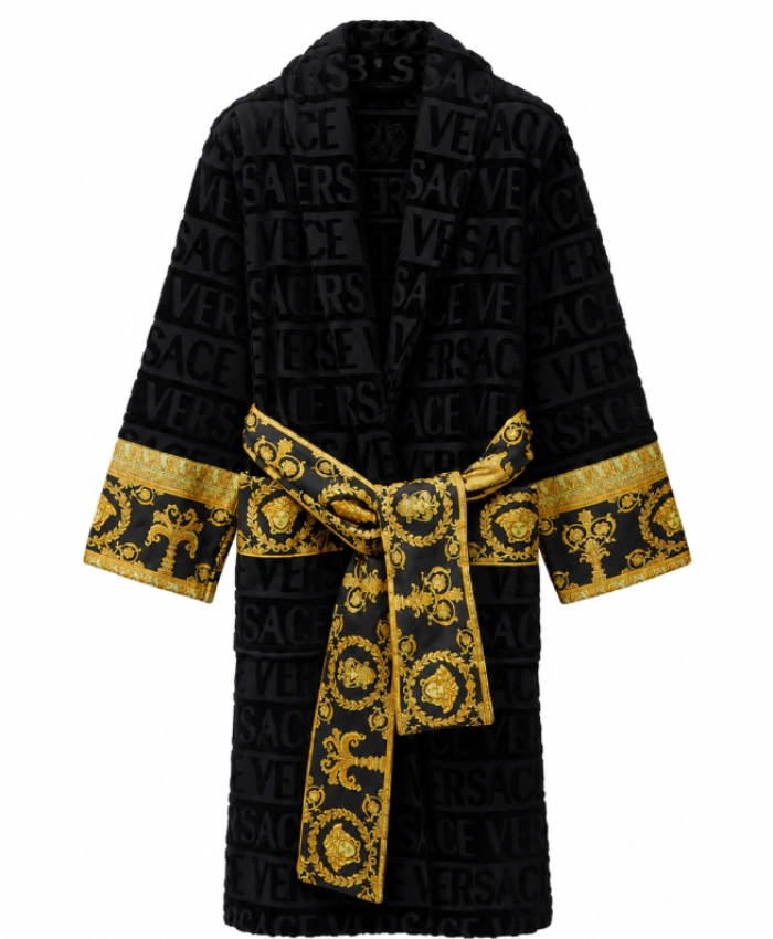 Shop Now Versace Black Robe