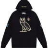 Shop Octobers Very Own NFL New Orleans Saints Black Owl Unisex Hoodie