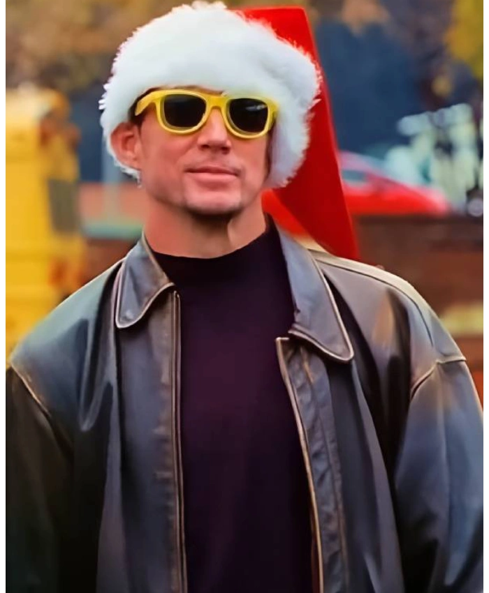 Shop Roofman 2025 Channing Tatum Brown Leather Jacket In Sale