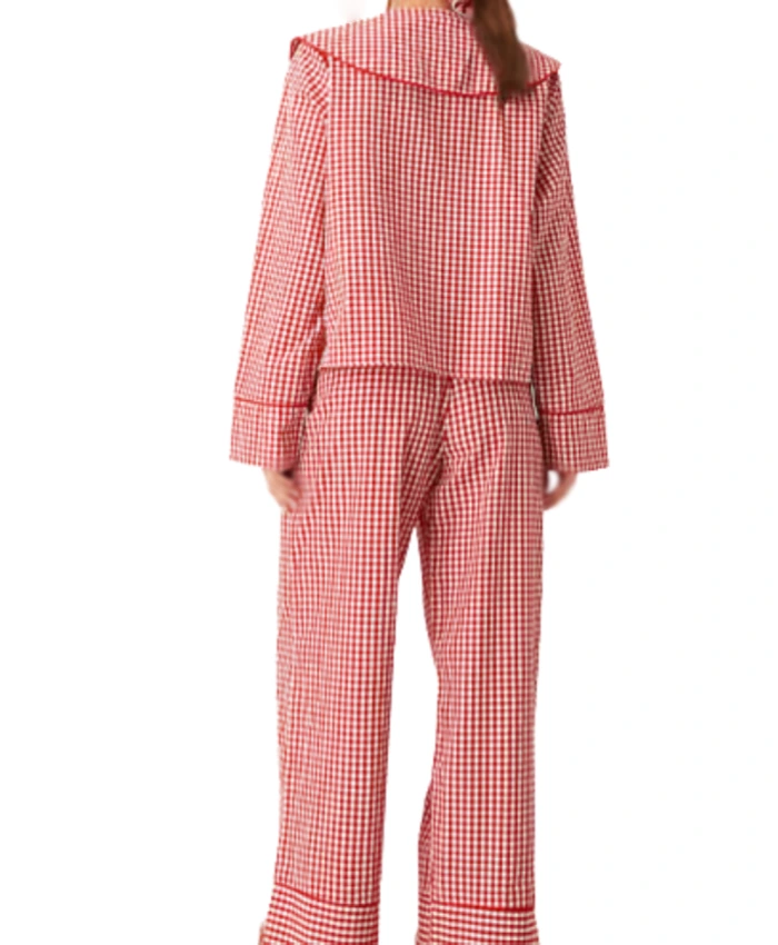 Ruby Marino Electric Bloom 2025 Gingham Pajamas - Image 3