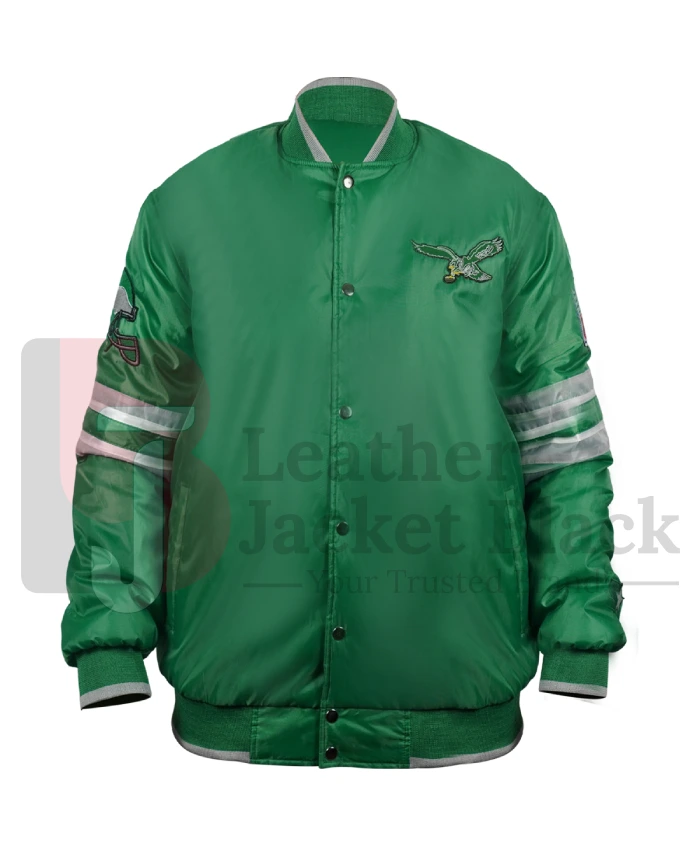 Shop Scout I Philadelphia Eagles Starter Vintage Full Snap Green Varsity Jacket