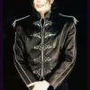 Shop Singer Michael Jacksons V8 Leather Jacket In Black