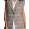 Shop Sophia Bush Greys Anatomy S22 Plaid Vest In Sale