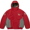 Shop Supreme SS26 Gore Tex Mossy Oak Red Hooded Jacket For Men And Women