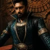Shop Tenoch Huerta Movie Avengers Doomsday Namor Leather Trench Coat