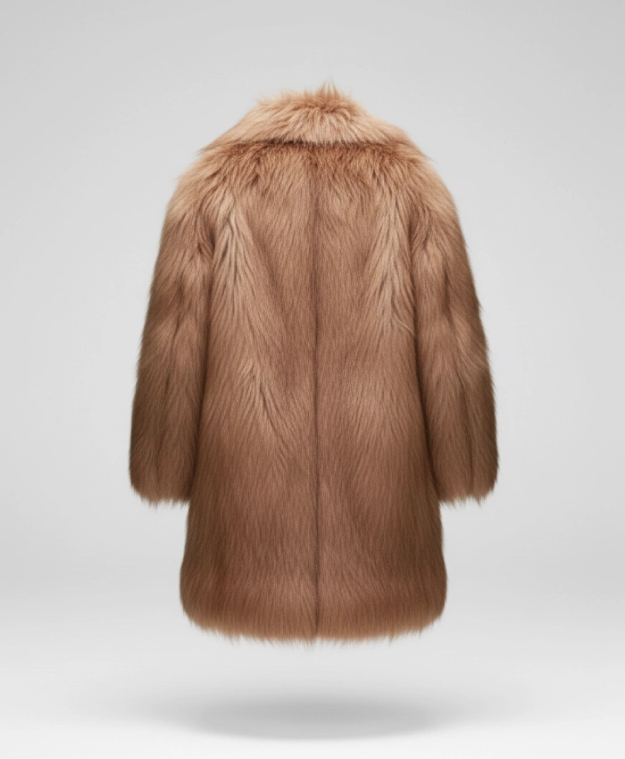 Dove Cameron Today Show Fur Coat - Image 5