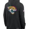 Shop Travis Hunter Jacksonville Jaguars Coach 2025 Black Crucial Catch Sideline Hoodie