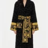 Shop Versace Black Robe For Sale