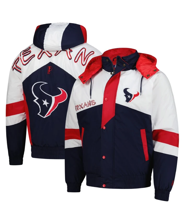 Shoulder To Shoulder Houston Texans Raglan Full Zip Jacket
