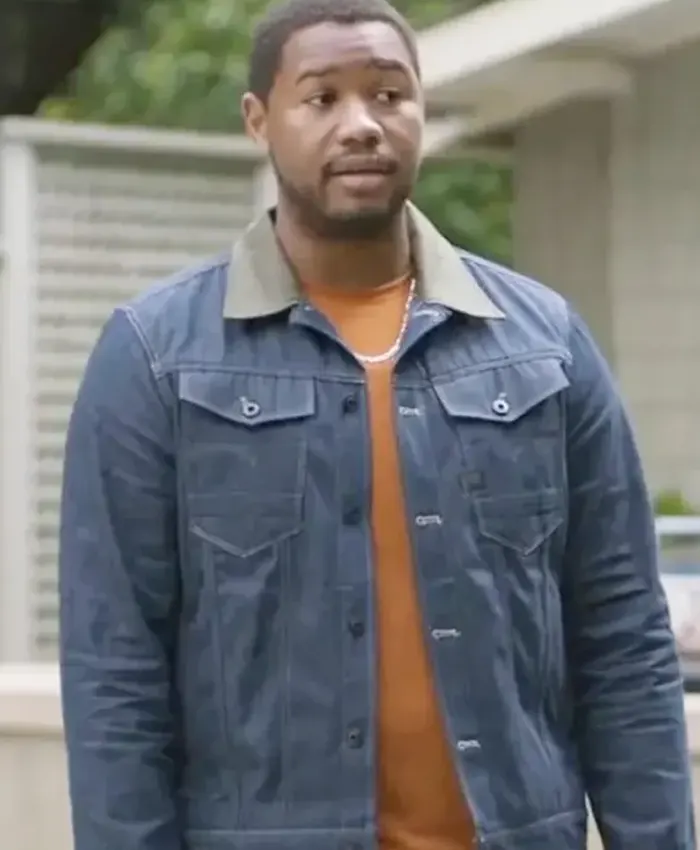 Shrinking Sean Blue Trucker Jacket