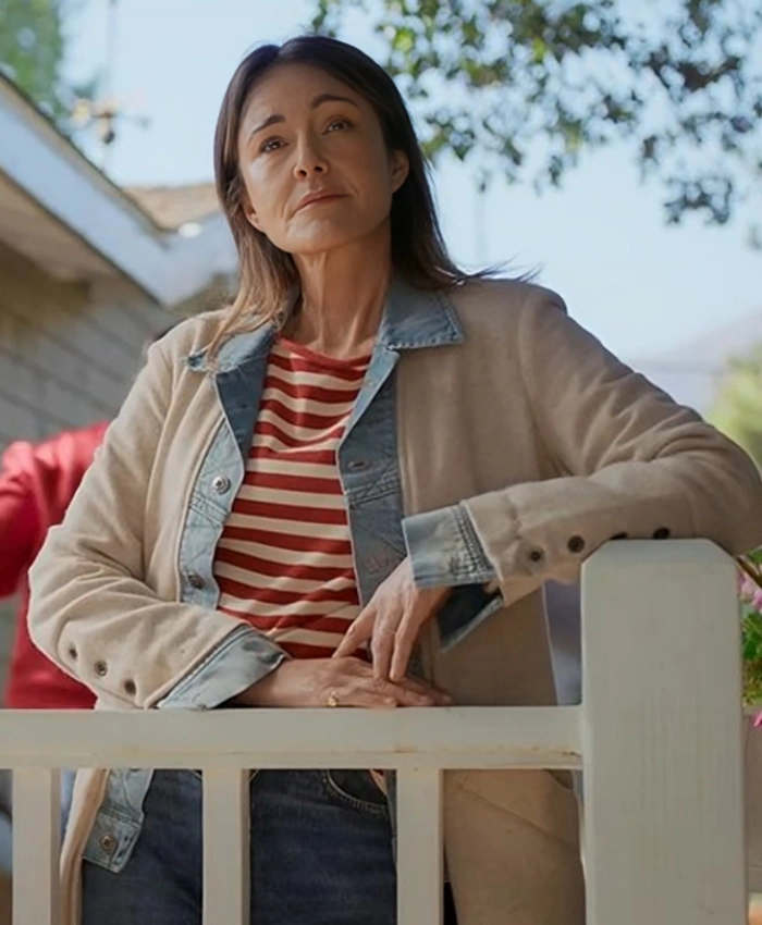 Shrinking TV Series S03 Christa Miller Long Coat