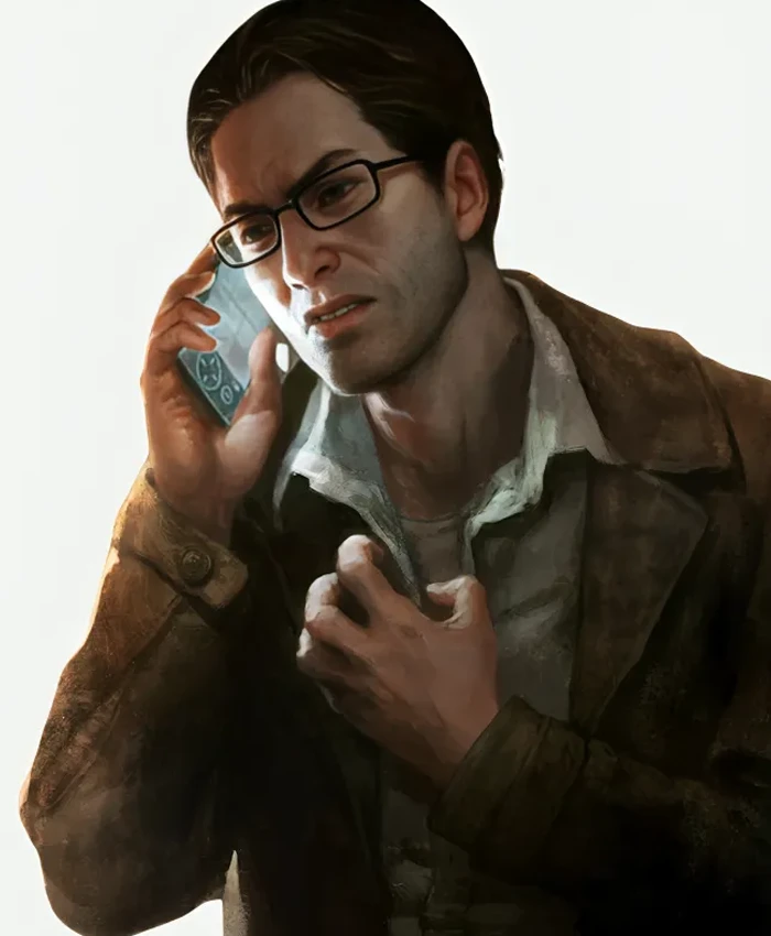 Harry Mason Video Game Silent Hill Brown Jacket - Image 3