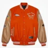 Sixty Years Of Super Bowl 2026 Denver Broncos Super Bowl XXXII Champions Orange Wool Varsity Jacket