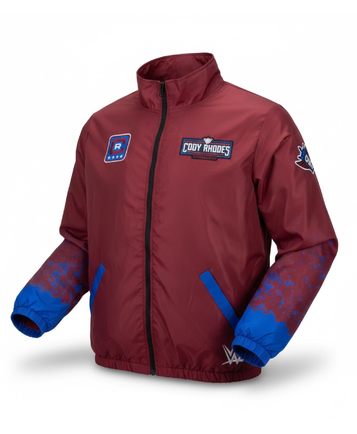 Cody Rhodes Smackdown Red Windbreaker Jacket