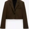 Small Achievable Goals S01 Brown Georgie Murphy Blazer