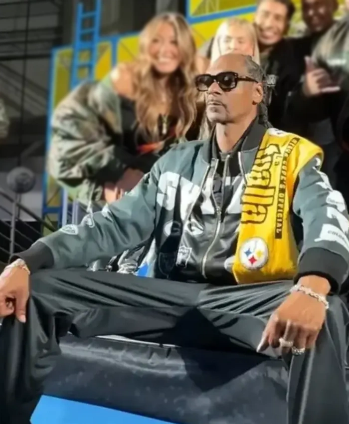 Snoop Dogg Steelers VS Chargers Jacket - Image 4