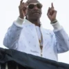 Snoop Dogg White Bomber Jacket