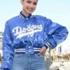 Sofia Carson Dodgers Jacket
