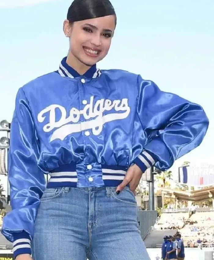 Sofia Carson Dodgers Jacket