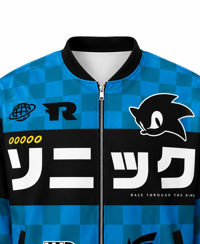 Sonic The Hedgehog Blue Bomber Jacket
