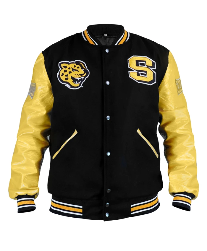 Southern University Black And Gold Varsity Jacket