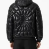 Spider Black Padded Jacket Men