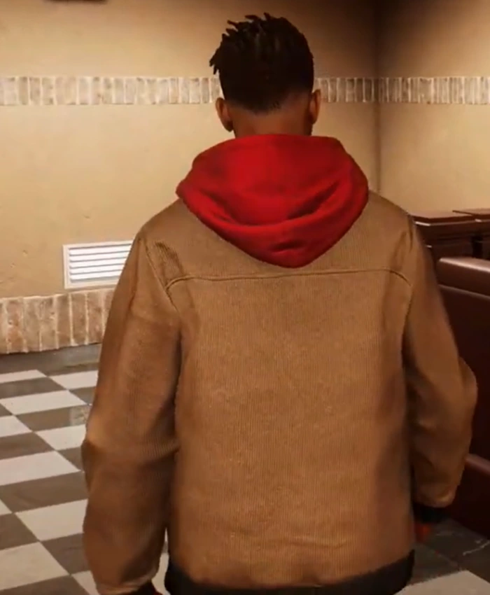 Spider-Man 2 Miles Morales Brown Corduroy Jacket - Image 8