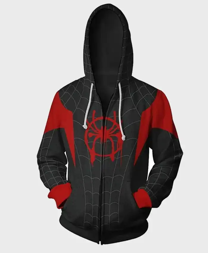 Spider Man Across The Spider Verse Miles Morales Hoodie