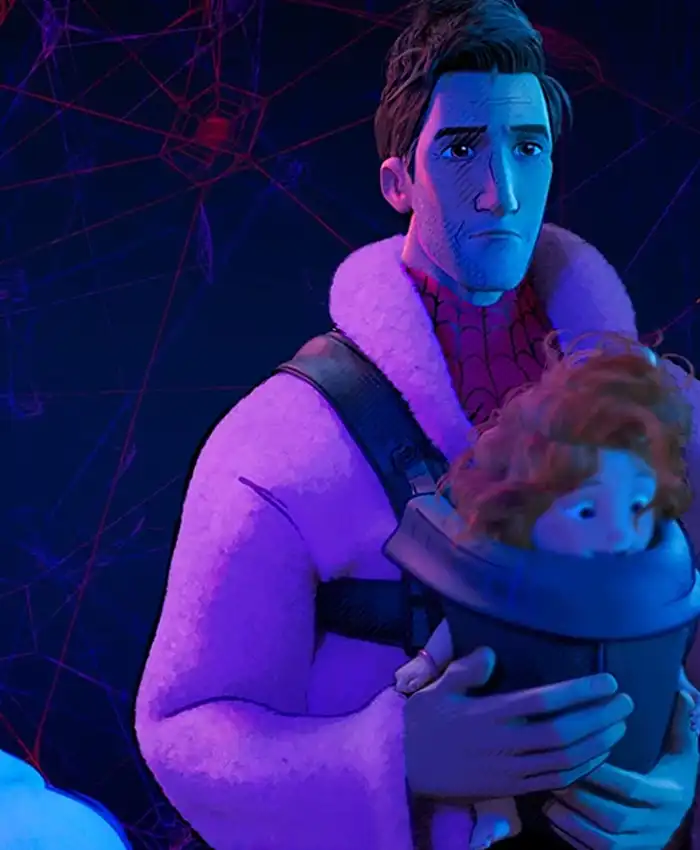 Spider Man Across The Spider Verse Peter B. Parker Coat For Sale