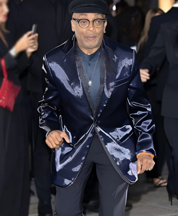 Spike Lee Milan Fashion Week 2025 Blue Blazer