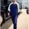Spurs Men Navy Europa League Final Zip Up Hooded Tracksuit