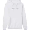 Squid Game Front Man Printed White Pullover Hoodie