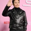 Squid Game S02 Lee Byung Hun Leather Black Jacket
