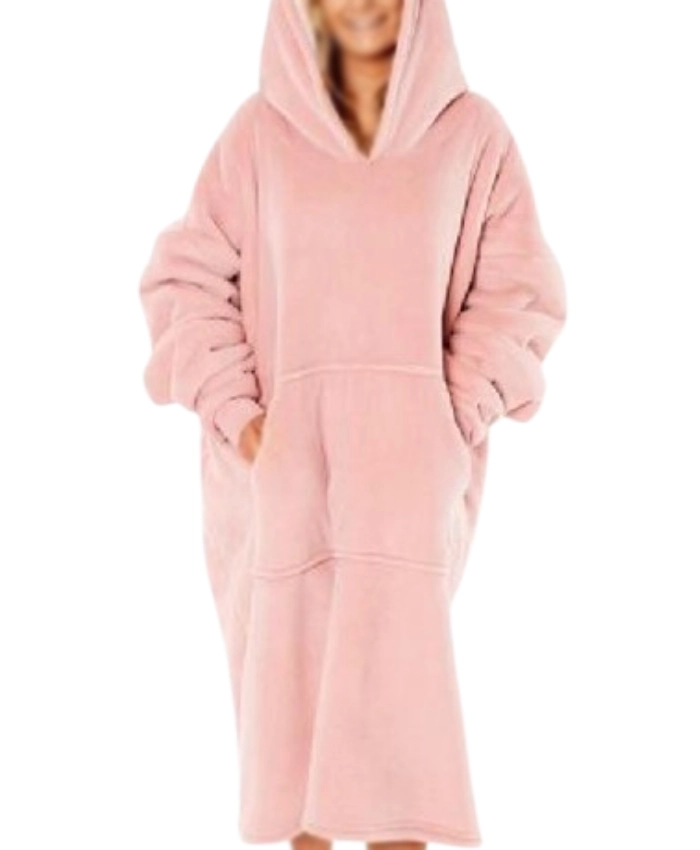 Stacey Solomon Stacey And Joe S2 Pink Velour Snuggie