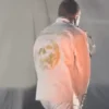 Stage Performance Yung Lean White Military Costume Jacket
