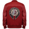 Star Trek Starfleet Academy Darem Reymi Bomber Jacket In Red