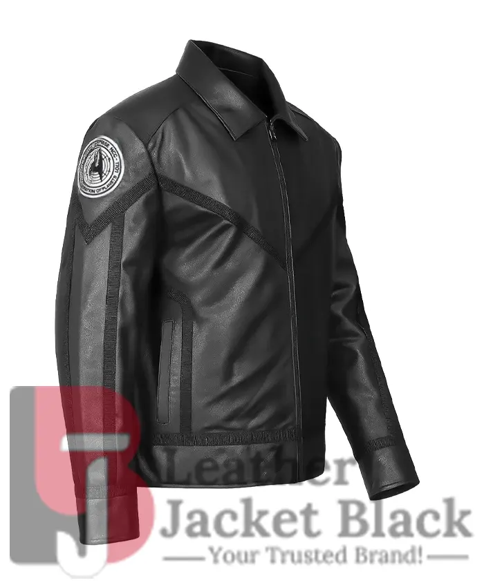 Star Trek Strange New Leather Worlds Black Jacket