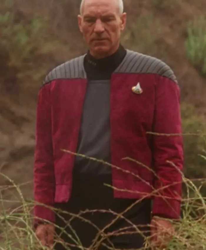 Star Trek The Next Generation Patrick Stewart Leather Jacket