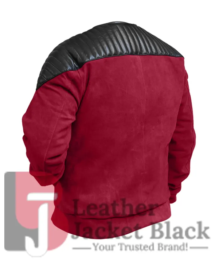 Star Trek The Next Patrick Generation Stewart Leather Jacket