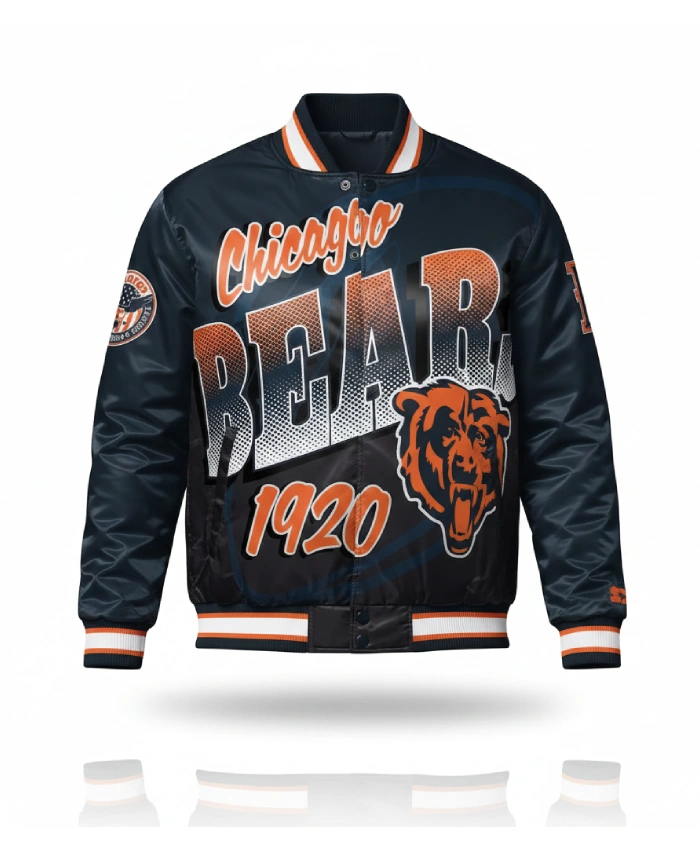 Chicago Bears Pass Rush Varsity Jacket