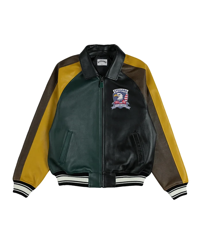 Stegaro 1967 Bomber Leather Jacket
