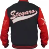 Stegaro Black And Red Varsity Jacket For Sale