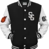 Stegaro Black And White Varsity Jacket