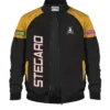 Stegaro Black And Yellow Bomber Jacket