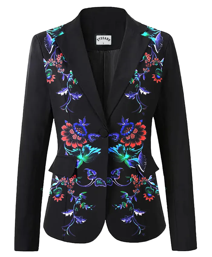 Stegaro Black Blazer