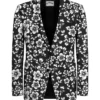 Stegaro Black Floral Blazer
