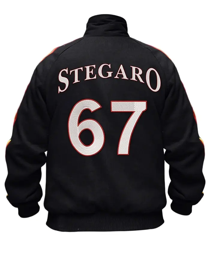 Stegaro Black Track Jacket