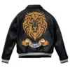 Stegaro Bomber Black Leather Jacket