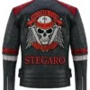 Stegaro Brother Club Black Leather Jacket For Unisex