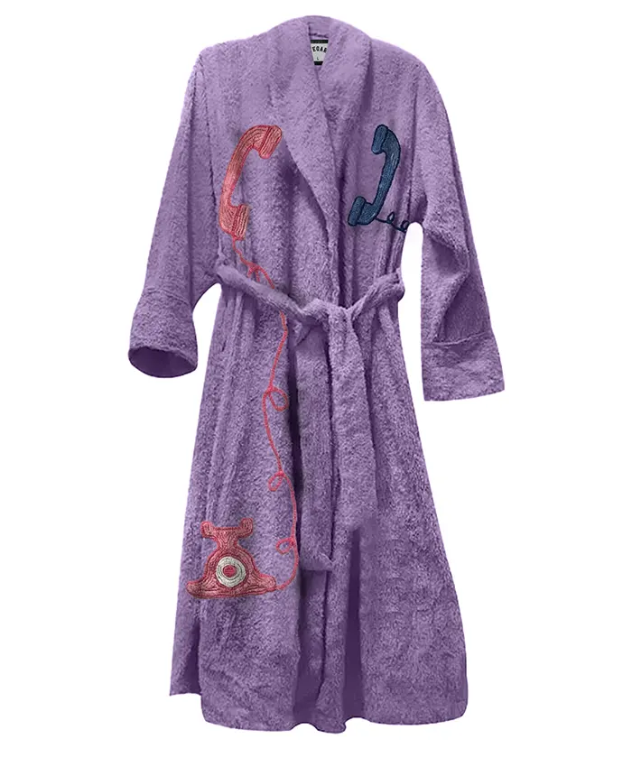 Stegaro Purple Telephone Bath Robe